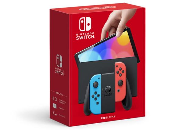 他サイト： 【新品】1週間以内発送 Nintendo Switch(有機ELモデル) Joy-Con(L) ネオンブルー/(R) ネオンレッの商品画像