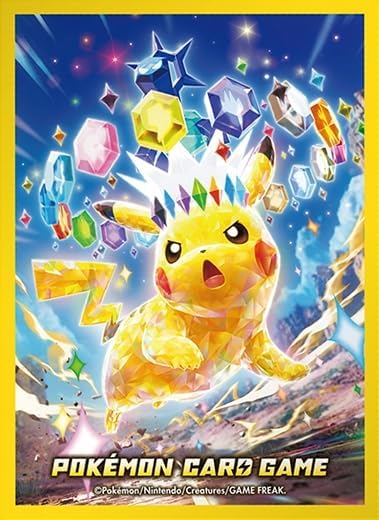 他サイト： 【新品】【即納】ポケモンカードゲーム デッキシールド プレミアム・グロス テラスタイプ:ステラ ピカチュウ Pokemon グロの商品画像