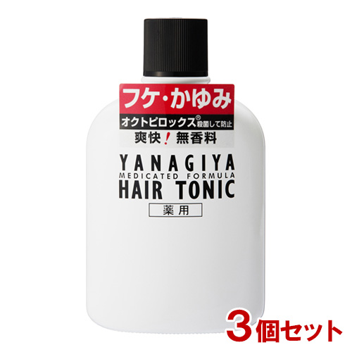 他サイト： 柳屋 薬用ヘアトニック フケ・かゆみ用 240mL×3個セット YANAGIYA HAIR TONIC【送料込】の商品画像