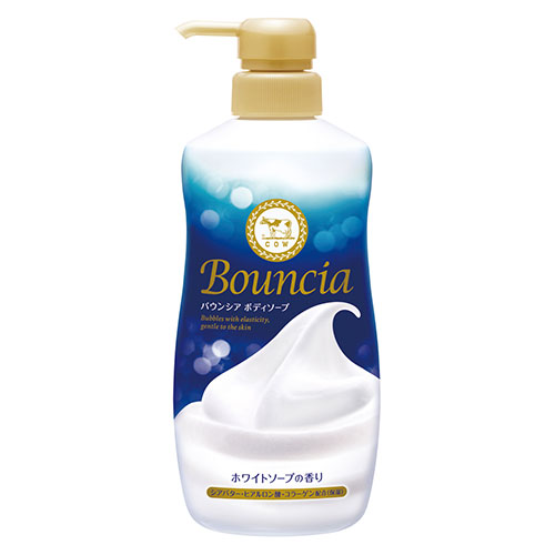 他サイト： バウンシア ボディソープ ホワイトソープの香り ポンプ付 480mL 牛乳石鹸 (Bouncia) 液体タイプの商品画像