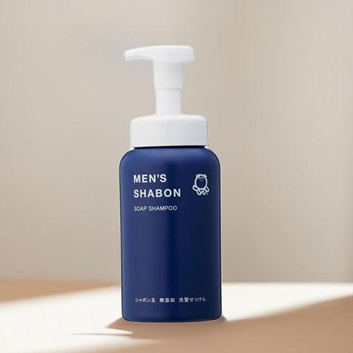 他サイト： シャボン玉石けん メンズシャボン ソープシャンプー 本体 520ml 泡タイプ 肌にやさしい無添加石鹸 敏感肌の男性にもオススメの商品画像