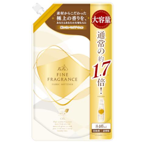他サイト： 【今だけポイントUP】ファーファ(FaFa) 柔軟剤 ファインフレグランス(FINE FRAGRANCE) シエル 840ml の商品画像