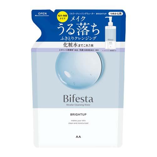 他サイト： ビフェスタ(Bifesta) ミセラークレンジングウォーター ブライトアップ 詰替用 360ml ふき取りメイク落とし マンダムの商品画像