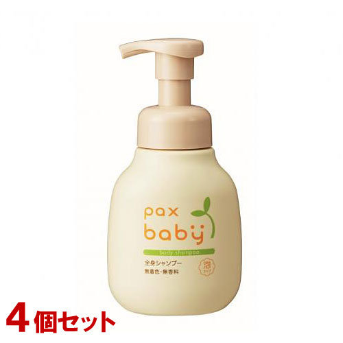 他サイト： パックスベビー全身シャンプー 泡タイプ 本体 300ml ×4個セット【送料込】の商品画像
