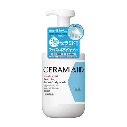 他サイト： セラミエイド 薬用 泡 フェイス&ボディウォッシュ 480ml CERAMIAID コーセーコスメポート(KOSE COSMEPの商品画像