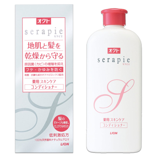 他サイト： オクトセラピエ 薬用スキンケア コンディショナー 230ml 医薬部外品 フケ・かゆみを防ぐ serapie ライオン(LIONの商品画像