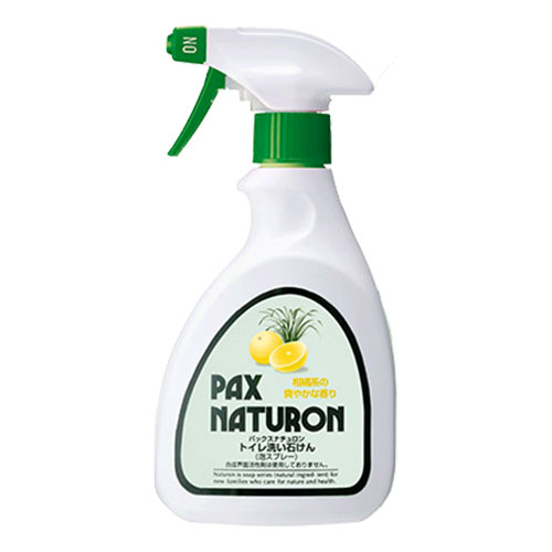 他サイト： パックスナチュロン(PAX NATURON) トイレ洗い石けん (泡スプレー) 本体 400ml 太陽油脂 [トイレ洗剤 液体せの商品画像