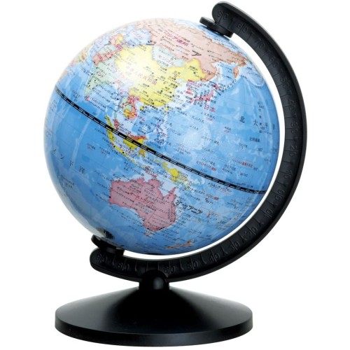 他サイト： デビカ グローバ地球儀13 直径13cm コンパクト 地球儀 073011[送料無料(一部地域を除く)]の商品画像
