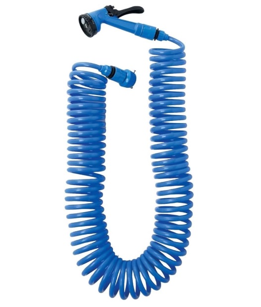 他サイト： トレードワン(Trade One) スーパースパイラルホース 15m ブルー 散水 水撒き ガーデニング 洗車 掃除 20527の商品画像