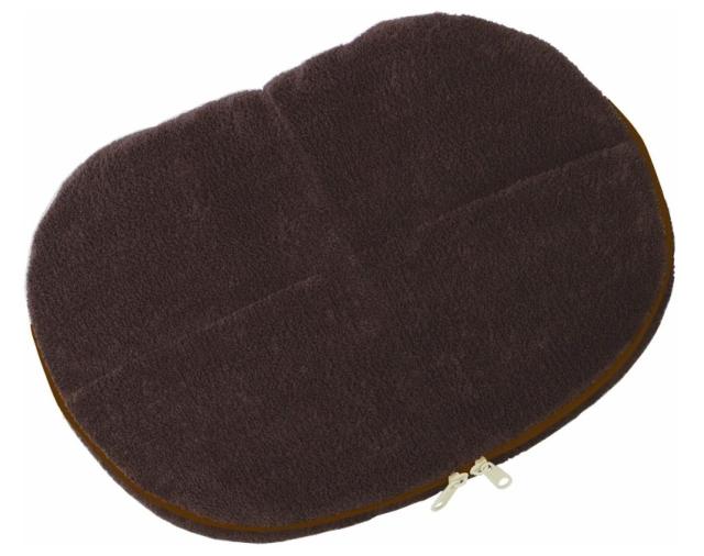 他サイト： マルカ 湯たんぽ 袋 (ファスナー) ブラウン 002106[送料無料(一部地域を除く)]の商品画像