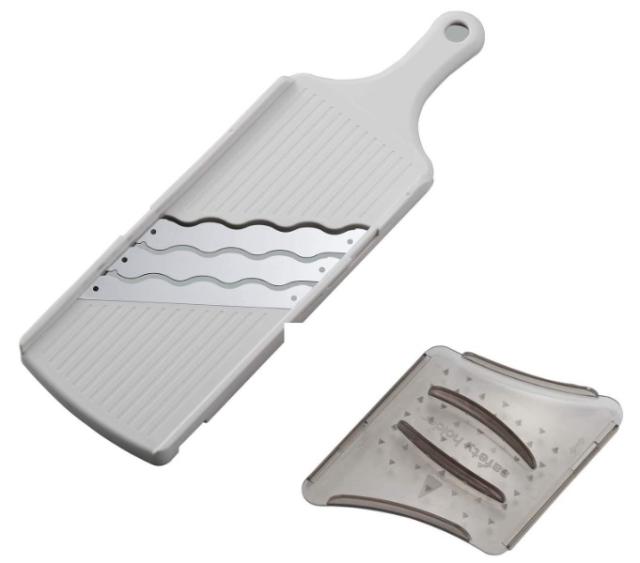 他サイト： アーネスト 日本製 スライサー 千切り 3倍速 トリプルウェーブ A-77107[送料無料(一部地域を除く)]の商品画像