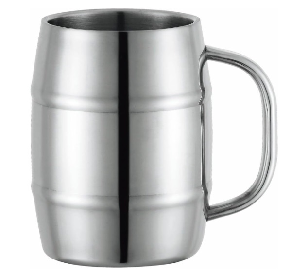 他サイト： カクセー 真空二重 マキシマムジョッキ 1.0L シルバー 保温 保冷 結露しにくい 氷が溶けにくい NMJ-1000[送料無料の商品画像