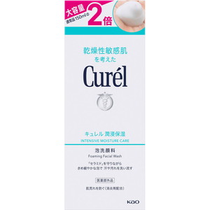 他サイト： キュレル 潤浸保湿 泡洗顔料 大サイズボトル 300mL(配送区分:A2)の商品画像