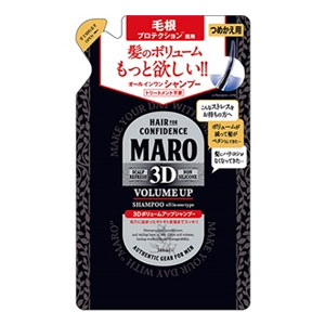 他サイト： MARO 3Dボリュームアップシャンプー EX 詰替え 380ml[配送区分:B2]の商品画像