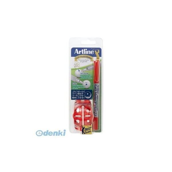 他サイト： シヤチハタ  K-841TG/H-R アートライン ゴルフマスターマーカー赤 K841TG/HR ダイヤ シャチハタの商品画像