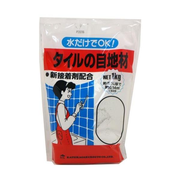 他サイト： 家庭化学 4905488900056 タイルの目地材 内容量:1kg ホワイトの商品画像