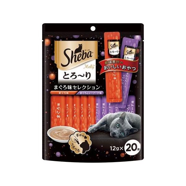 他サイト： マースジャパンリミテッド  4902397845133 シーバ とろ〜り メルティ まぐろ味セレクション 12g×20P SMTの商品画像