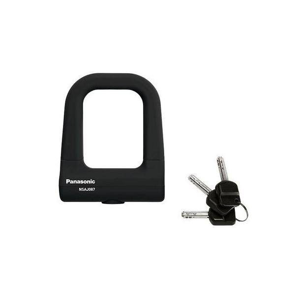 他サイト： パナソニック Panasonic 4519389504529 ミニU型ロック NSAJ087−B ブラックの商品画像
