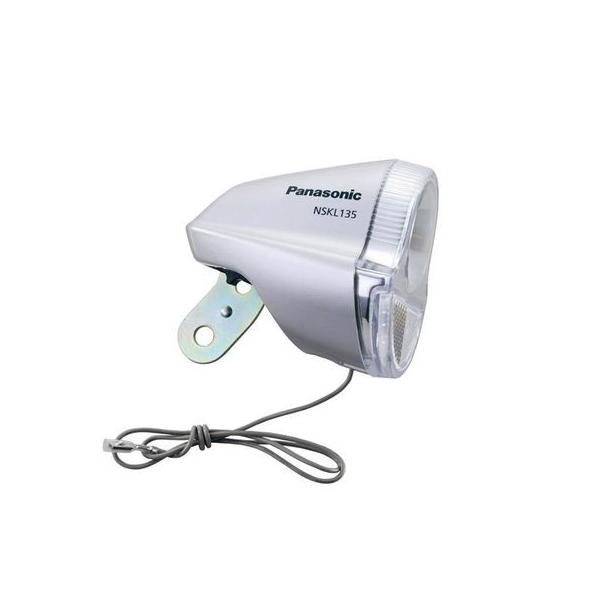 他サイト： パナソニック Panasonic  4519389542187 LEDハブダイナモ専用ライト NSKL135−S シルバーの商品画像