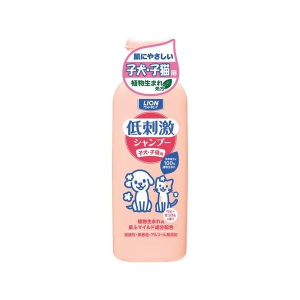 他サイト： ライオンペット 4903351004276 ペットキレイ 低刺激シャンプー 子犬・子猫用 220mlの商品画像