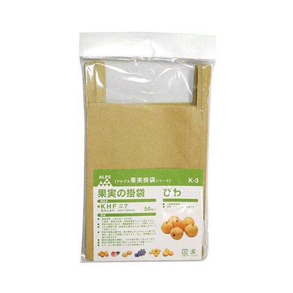 他サイト： 4933702101033 一色本店 果実袋びわ K−3 50マイイリ つぶ掛け用 一重掛袋 底有り K-4 特寸小の商品画像