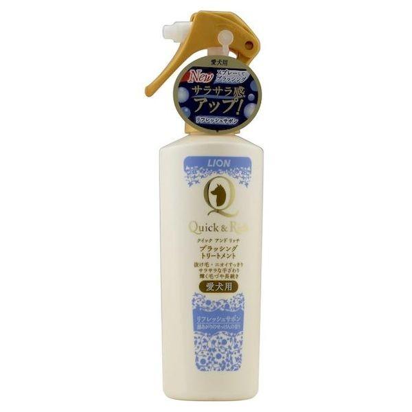 他サイト： 4903351000056 クイック&リッチ ブラッシングトリートメント リフレッシュサボン 愛犬用【キャンセル不可】の商品画像