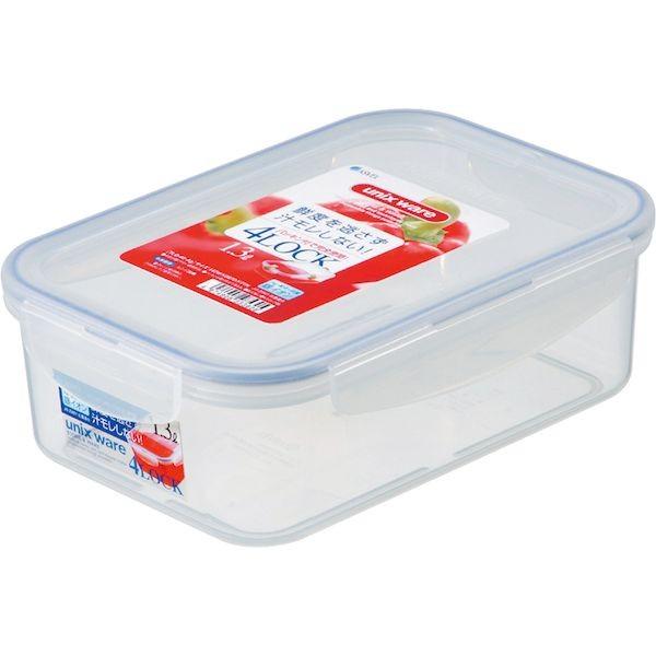 他サイト： 4974908333200 アスベル 3332ユニックスタイトロック長角 TLO−20AG 590ml 保存容器 電子レンジ可の商品画像