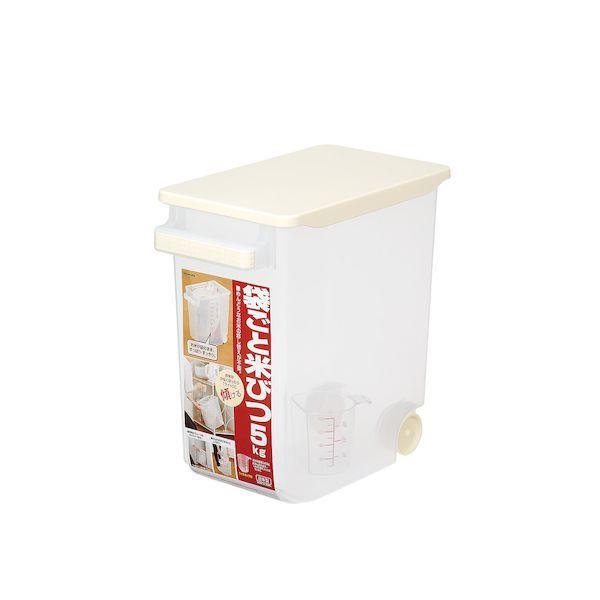 他サイト： 直送 代引不可・他メーカー同梱不可 イノマタ化学 4905596125488 袋ごと 米びつ 5kg クリアー #1254【キャの商品画像