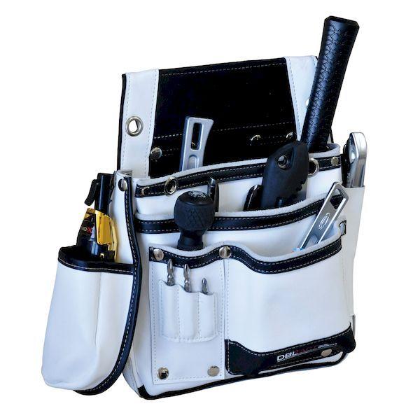 他サイト： 三共コーポレーション 4954458162208 DBLTACT 本革釘袋 DTL−11−WH #582504の商品画像