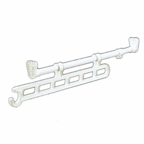 他サイト： アイリスオーヤマ IRIS RH-65 ハンガー スライド 押入れ 奥行65〜110cm ホワイト RH65の商品画像