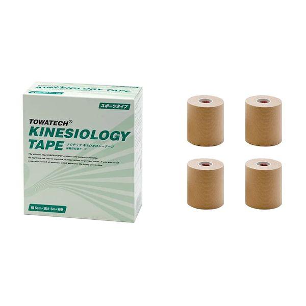 他サイト： 【個数:1個】4560253696031 直送 代引不可 トワテック キネシオロジーテープ スポーツタイプ 7.5CMX5M 4の商品画像