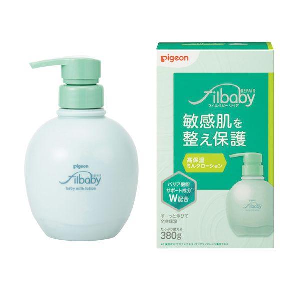 他サイト： 【個数:1個】4902508084345 直送 代引不可 ピジョン フィルベビーミルクローション 1018899 380G 08の商品画像