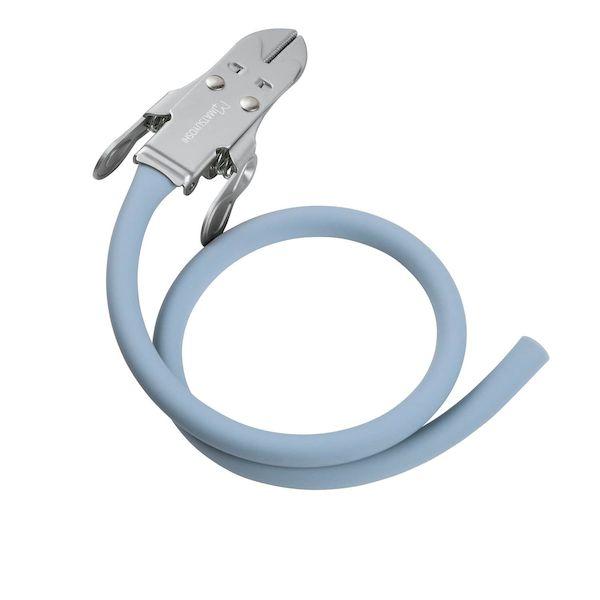 他サイト： 4535847030553 直送 代引不可 松吉医科器械 マツヨシ カラフルコーデ駆血帯セット シルバー×アイスブルー MY−5の商品画像