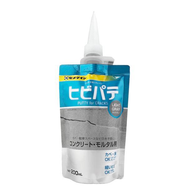 他サイト： セメダイン 4901761712644 外壁のヒビ補修 ヒビパテ ライトグレーの商品画像