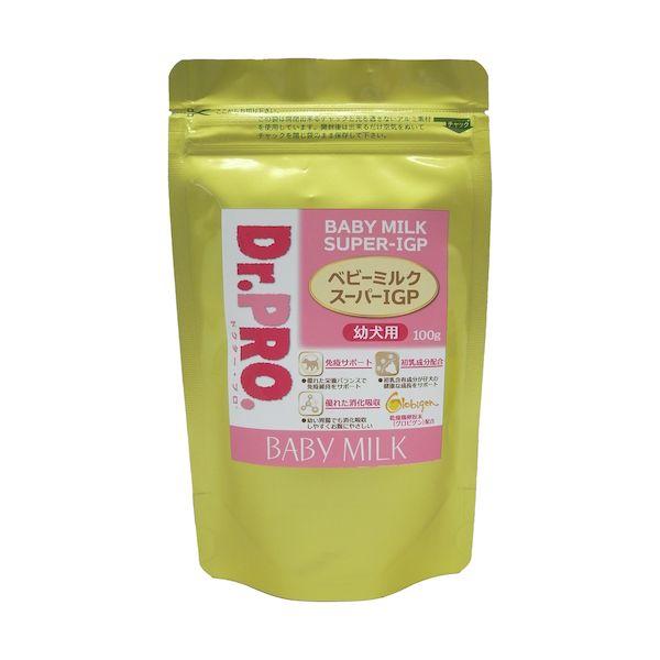 他サイト： ニチドウ 4975677033353 Dr.PRO ベビーミルク スーパーIGP 幼犬用 100gの商品画像
