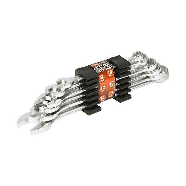 他サイト： 4977292265362 コンビネーションレンチセット EMS-06S E-Value 藤原産業 ミリサイズの商品画像