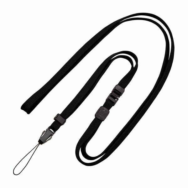 他サイト： オープン工業 NX-207P-BK ロングストラップ 160cm 1本 黒 NX207PBK 160cm OP 49701155の商品画像