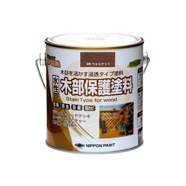 他サイト： 「直送」 ニッペホームプロダクツ 4976124544187 直送 代引不可 水性木部保護塗料 0.7L ウォルナット HXY0の商品画像