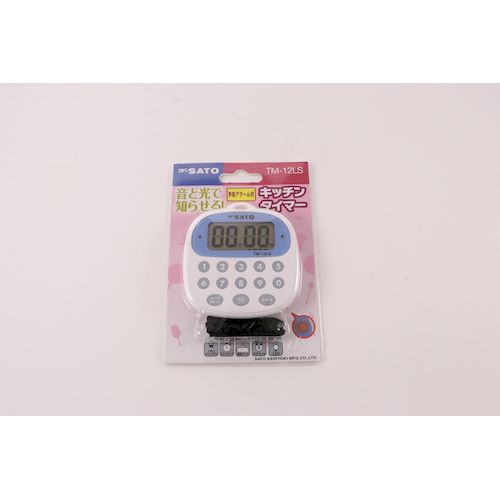 他サイト： 4974425100866 佐藤計量器製作所 SATO キッチンタイマーTM−12LS 1700-42 128181の商品画像