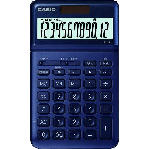 他サイト： 4549526604270 スタイリッシュ電卓 ジャストタイプ12桁 スタイリッシュ電卓 12桁の商品画像