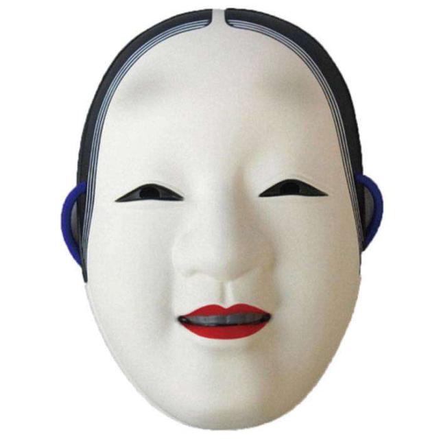 他サイト： 民芸品お面 小面 能面 仮面 覆面 マスク 能 歌舞伎 祭 コスプレ 小道具 グッズ 仮装 変装 クリアストーン 4513455の商品画像