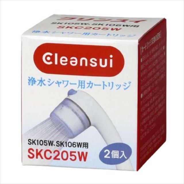 他サイト： クリンスイ 浄水シャワー用交換カートリッジ 2個入り 三菱レイヨン SKC205Wの商品画像