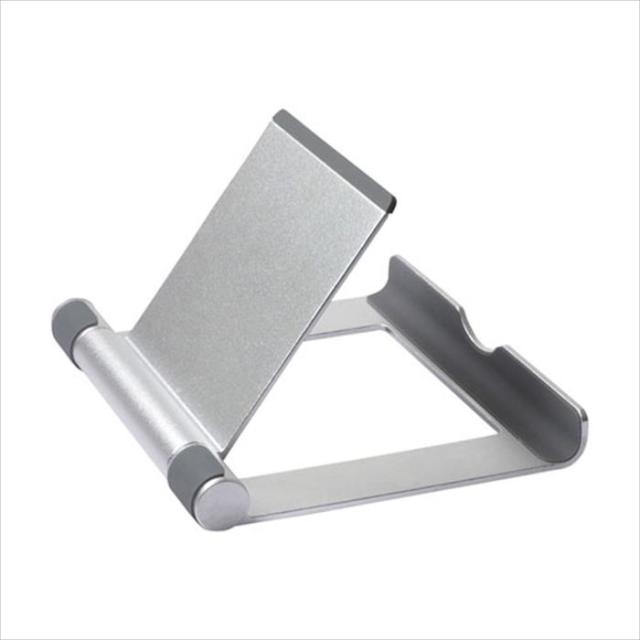 他サイト： 即納 代引不可 タブレット用 アルミスタンド 折りたたみ 角度調整 薄型 軽量 持ち運び 便利 シリコンゴム製パッド付き サンワの商品画像