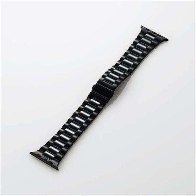 他サイト： 即納 代引不可 Apple Watch 45/44/42mm セラミックバンド 3連タイプ バンドサイズ135〜210mm 光沢の商品画像