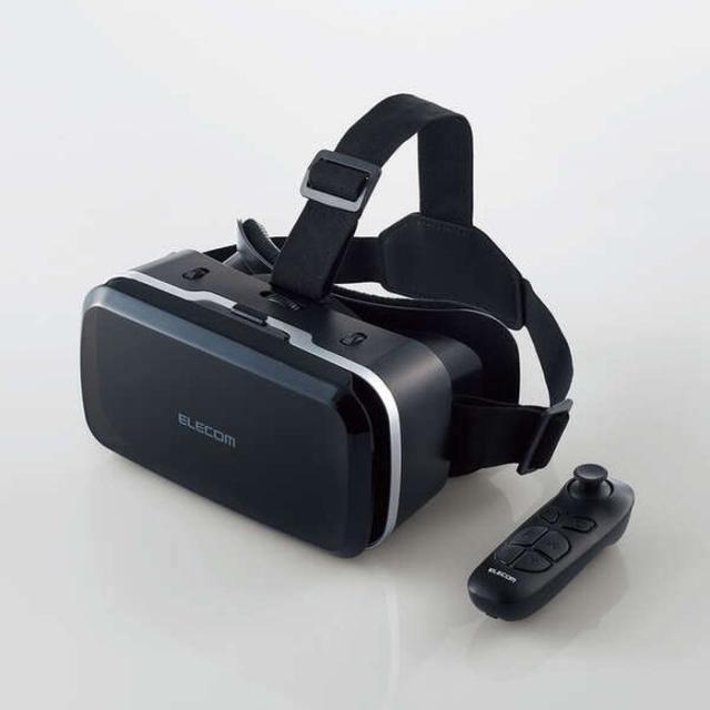 他サイト： 即納 代引不可 スタンダードVRゴーグル VRリモコンセット スマホ 4.8〜7.0インチ対応 VR体験 バーチャル 映像 VRの商品画像