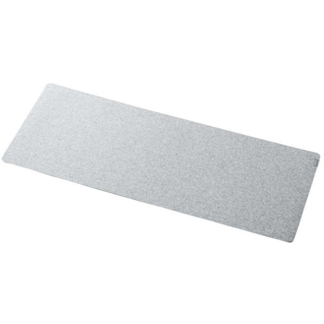 他サイト： 即納 代引不可 フェルトデスクマット W900×D400mm パソコン デスク 机 マウス キーボード グレー サンワサプライ の商品画像