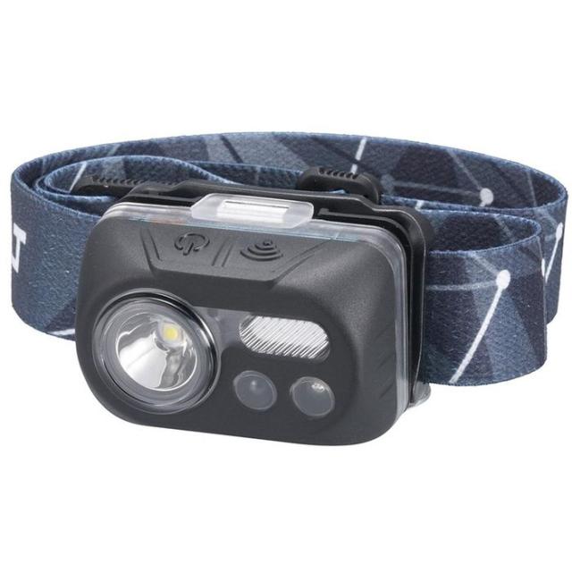 他サイト： LEDヘッドライト モーションセンサースイッチ 2段階調光 赤色点滅 240 lm[HIGH] 連続使用6-14時間 単4形×3の商品画像