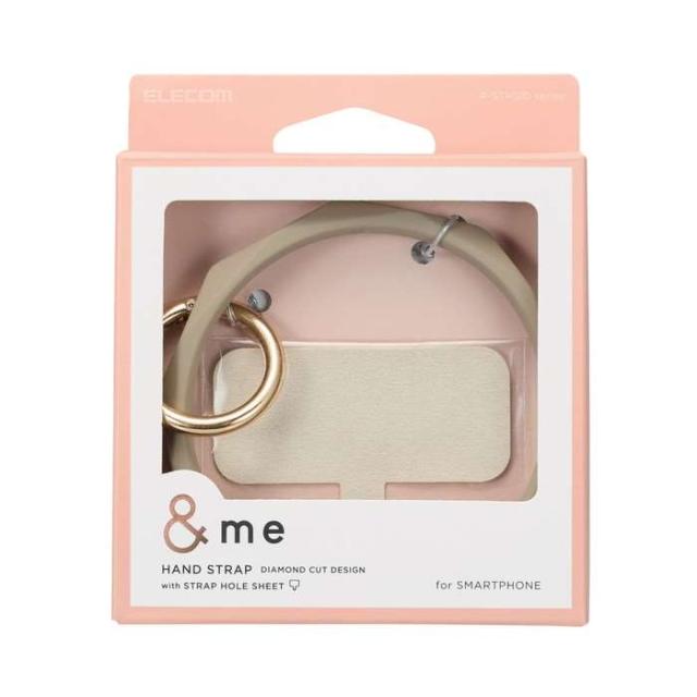 他サイト： 代引不可 スマホストラップ 手首 ハンド シリコンハンド(ダイヤカット) ストラップシート付 携帯ストラップ 落下防止  iPhの商品画像