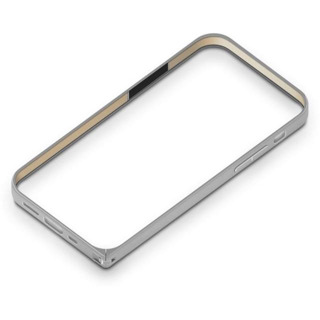 他サイト： iPhone 12 mini用 アルミニウムバンパー シルバー PGA PG-20FBP03SVの商品画像