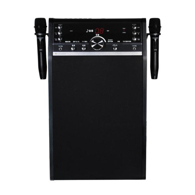 他サイト： DVDカラオケシステム テレビに接続 DVDで歌ってテープに録音ができる ワイヤレスマイク2本付き ANABAS 太知ホールディの商品画像